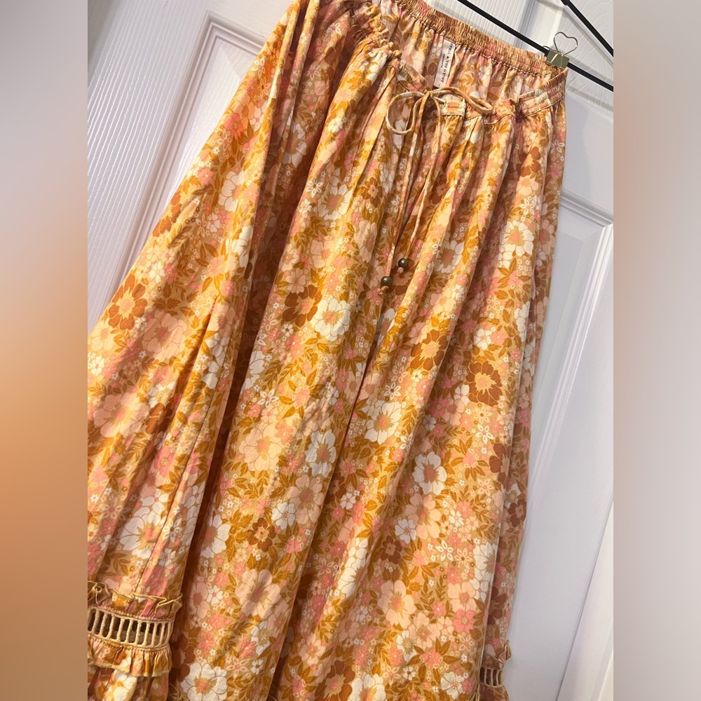 Spell Anne Maxi Skirt - Peach - Picture 3 of 3